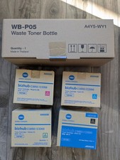 Konica Minolta TNP48 Toner Set Yellow Magenta Cyan Black C3350 C3850 A5X0 Waste picture