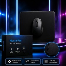 3X Non-Slip Mouse Pad Stitched Edge Rubber Base for PC Gaming New picture