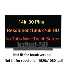 For HP M13565-001 30 Pins Screen Replacement LCD LED Display Non-Touch 14'' New picture