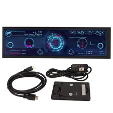 8.8 Inch IPS Display 1920x480 CPU GPU SSD Data Temperature Monitor Chassis HLTR picture