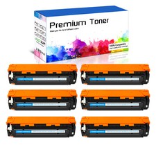 6PK CB541A Cyan Toner Cartridge For HP LaserJet CP1518ni CP1215 CM1312nfi picture