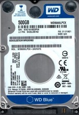 Western Digital WD5000LPCX-24VHAT0 500GB DCM: HAMTJAK WXC1A picture