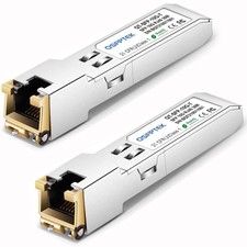 2Pack 10GBASE-T SFP+ Module, 10G SFP+ to RJ45 Copper, 10gbe SFP Ethernet Opti... picture