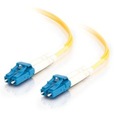 20 PACK LOT 3m LC-LC Duplex 9/125 OS2 Singlemode Fiber Cable Yellow OFNR 10FT picture