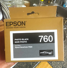 Epson 760 Genuine Photo Black Ink Cartridge for SureColor P600 Inkjet picture