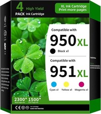 TRUINK 950XL 951XL Ink Cartridge 4-Pack Compatible HP OfficeJet Pro 8600 8610 picture
