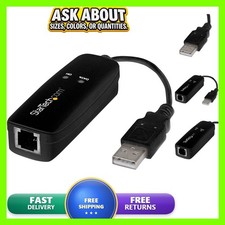 StarTech USB 2.0 Fax Modem 56K V.92 USB56KEMH2 Computer Laptop TAA picture