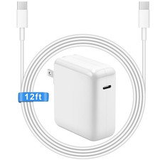 MacBook Air Pro Charger with 12FT Extra Long Type C 12FT, White picture