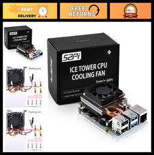 Ultra Thin ICE Tower Cooler for Raspberry Pi 4, PWM Cooling Fan & Heatsink picture