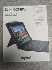 New Logitech Slim Combo Detachable Keyboard iPad Air 3rd Gen Pro 10.5 Inch Case picture