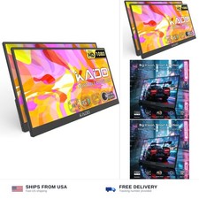 2-Pack Portable Monitor 15.6-Inch 1920x1080 USB-C HDMI IPS Display | 45W picture
