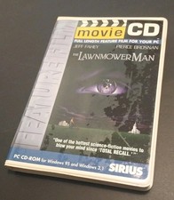 The Lawnmower Man MovieCD (Sirius, 1996) PC CD-ROM Complete Box picture