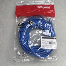 25ft Legrand VS Cat6 Networking Cable Blue Statler’s C6 CM RTL picture