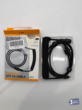 GLORIOUS Coiled Keyboard Cable USB-C to USB-A Artisan Braided 4.5ft Black picture