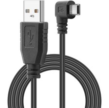 PASOW Mini USB Power Cable 90 Degree Right Angle (No Data 16FT, picture