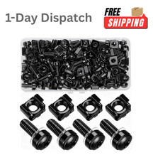 40 Pcs/20 Set Rack Mount Screws and Cage Nuts for Server Rack Cabinet picture