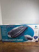 Logitech Cordless Freedom Optical Wireless Keyboard With Mouse - BRAND NEW picture