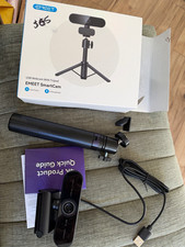 EMEET SmartCam 4K USB Webcam 30fps Autofocus Built-In Mic w/ Tripod Black picture