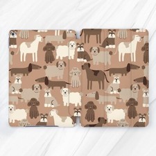 Beige Dogs Kawaii Animal Cute Case For iPad 10.2 Air 13 11 5 Mini 7 5 Pro 12.9 picture