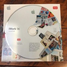 Macintosh iWork 06 v2.0.1 Pages Keynote Mac Install Software Disc DVD 2006 picture