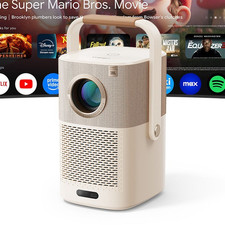 Yaber T2 Plus Google TV Outdoor Smart Projector JBL WiFi6 Built-in Battery 1080P picture