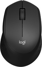 Logitech M330 Silent Optical Mouse Black Wireless 3-Buttons with USB Receiver picture