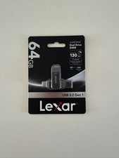 Lexar 64GB JumpDrive D400 Dual Drive High Speed USB 3.1 130MB/s Type-A & Type-C picture