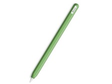 2pcs Slim Soft Silicone Sleeve Case for Apple Pencil 2nd Generation Green/Clear picture