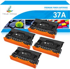 4PK CF237A 37A BK Toner Compatible With HP LaserJet Enterprise M607d MFP M632h picture