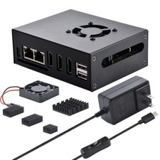 Orange Pi 5 Plus Case with USB Type-C 5V 4A Power Supply Kit,Orange Pi 5 Plus... picture