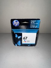 New HP 67 Genuine Tri-Color Ink Cartridge Original OEM Exp 06/2022  picture