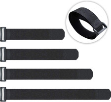 20 Pack Reusable Cinch Straps Fastening Cable Nylon Hook and Loop Cinch picture