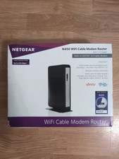 NETGEAR N450 CG3000Dv2 Cable Modem WiFi Router + Extender & Power Adapter picture