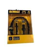 DeWalt 131 1361 DW2 Durable USB-A Reinforced Braided Cable 4 ft. picture