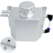 1L Universal Aluminum Radiator Coolant Overflow Expansion Tank Recovery Water Ta picture