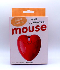 Wired USB Heart shaped computer mouse picture
