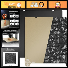Double-Sided PEI PEO Sheet & Magnetic Build Plate 235x235mm for 3D Printers picture