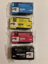 Ink Jets Club 4 Pack Ink Cartridges Replacement for 962XL  OfficeJetPro picture