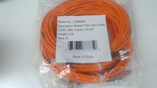 LC / ST Multimode Duplex 50/125 Fiber Optic Cable, Orange picture
