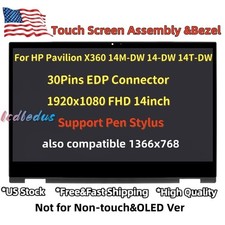 for HP Pavilion X360 14M-DW 14-DW LCD Touch Screen Digitizer Assembly L96515-001 picture
