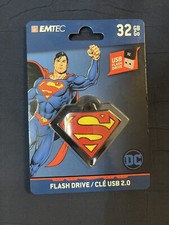 Emtec Superman USB 32 GB Flash Drive/Keychain 2.0 New Sealed picture