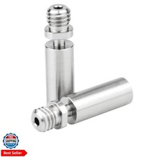 2pcs All Metal Ender 3 Titanium Heat Break Thermal Barrel Tube Heatbreak Upgr... picture