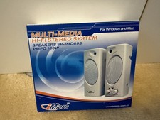 iMICRO Multi-Media Hi-Fi Stereo System- Speakers SP-IMD693- NEW--SHIPS ASAP picture