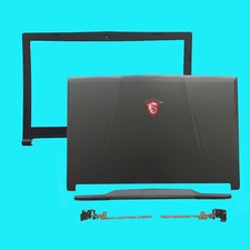 New MSI GL63 9RC 9RD 9RDS GL63 9SC 9SD 9SE LCD Back Cover + Front Bezel + Hinges picture