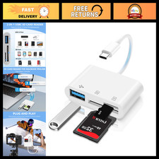 USB C Dual Slot OTG Camera Adapter - High-Speed Data Transfer & Versatile Connec picture
