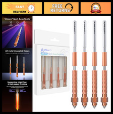 4PCS Quick-Swap 3D Printer Nozzle Kit - 0.4mm, 0.6mm, 0.8mm Copper & Steel picture