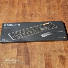 ProtoArc Backlit Bluetooth Keyboard and Mouse for Mac KM100-A Full Size Wireless picture
