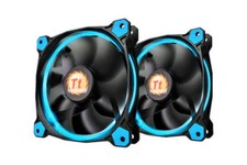 Thermaltake CL-F047-PL12BU-A Riing 12 (Blue) LED Fan, Twin Pack picture