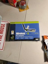 Linksys WMP54G Wireless G PCI Adapter With Antenna NEW & SEALED NS B7D picture