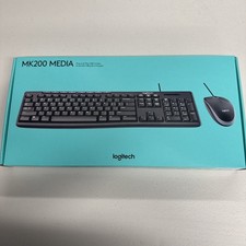 Logitech MK200 MEDIA Wired Keyboard & Mouse USB Combo picture